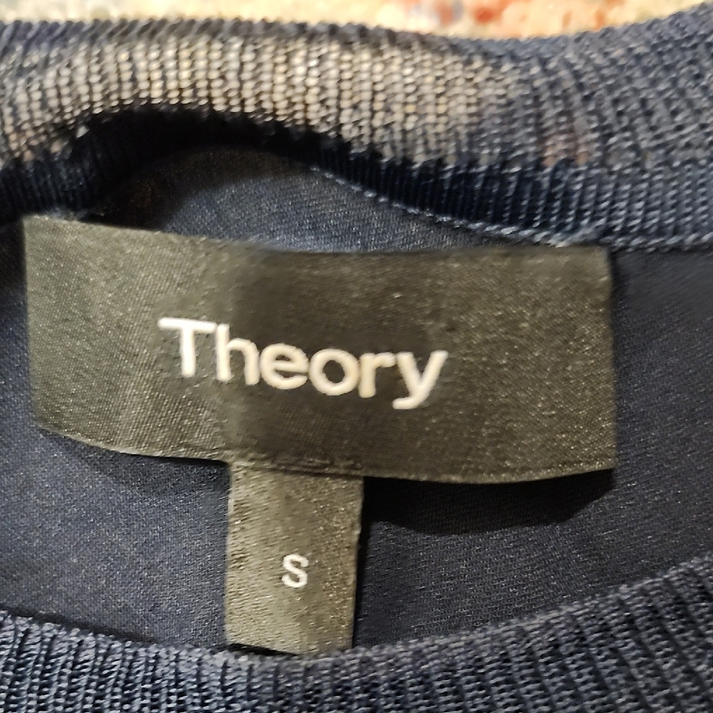 Theory Blue Ruffled Sundress - Picture 2 of 2